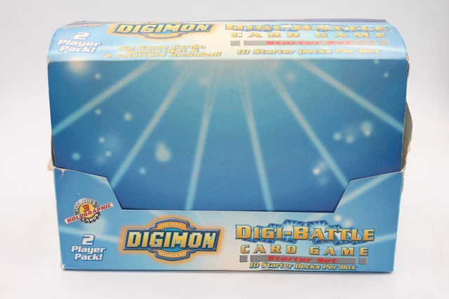 Digimon 02 The Beginning Digimon Digi-Battle Starter Deck (1st Edition) Factory Sealed, 62 Cards, English, Upper Deck Digimon 02 The Beginning Digimon Digi-Battle Starter Deck (1st Edition) Factory Sealed, 62 Cards, English, Upper Deck