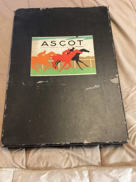 Jeu De Société Ancien ASCOT Totopoly - Courses De Chevaux Miro 1950