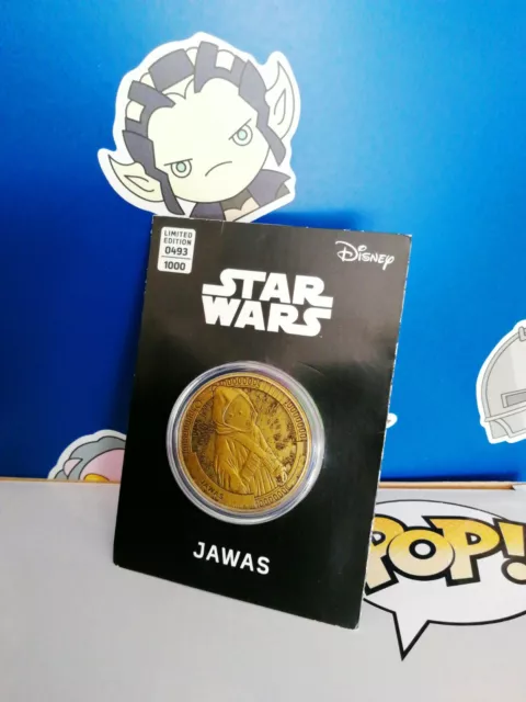 Coin Commemorative Staw Wars: Jawas Limited Edition 0493/1000 Coin Produced