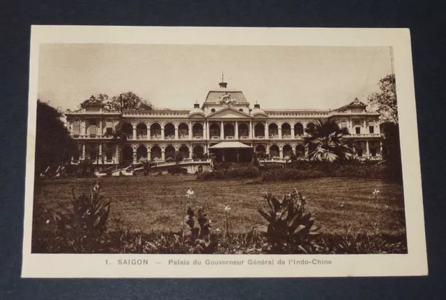 Cpa 1920-1930 Colonies France Indochine Cochinchine Saigon Palais Gouverneur