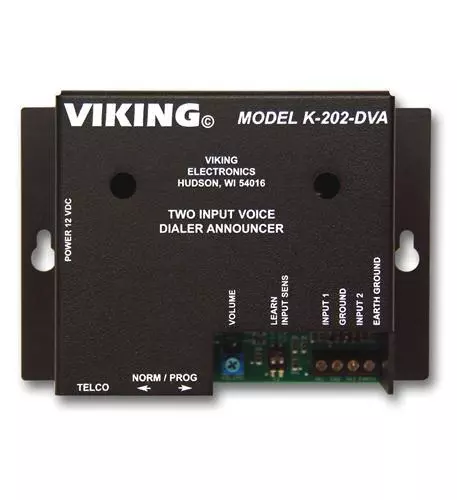 Viking electronics K-202-DVA Two-input Voice Alarm Dialer