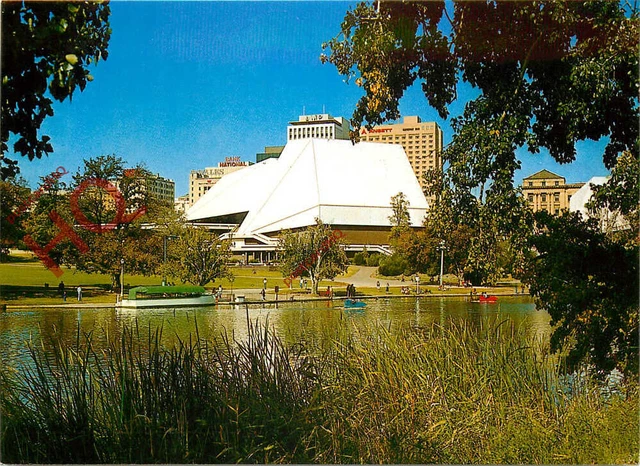 Picture Postcard-:Adelaide, the Festival Theatre, River Torrens