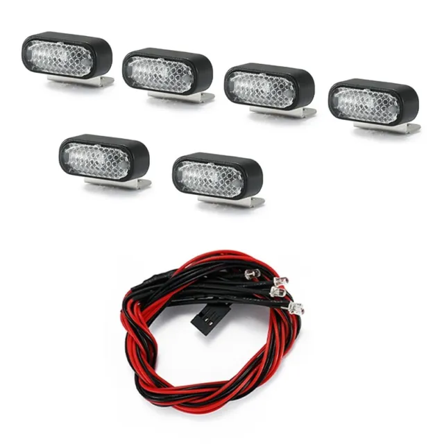 6 pcs LED roof lights headlights for MN D90 MN-90 MN99S G500 MN86S MN S5K2
