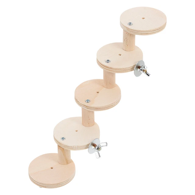 Natural Holz Hamster Kauspiel Spielzeug Leiterbrücke für Papageien Frettchen