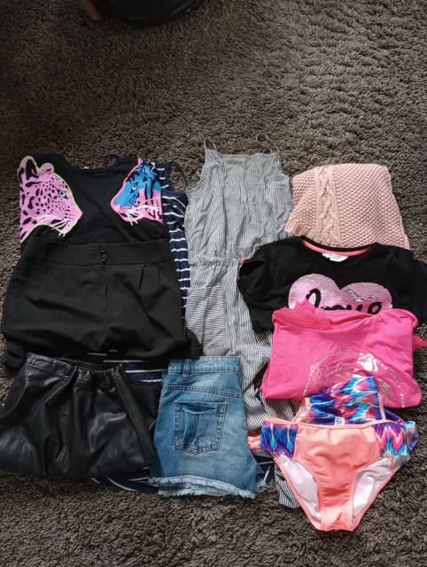**Large Girls Summer Clothing Bundle (11 x items)**Age 8,9,10,11,12 Years**
