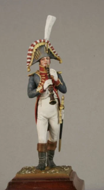 Figurine Soldat PZ – Cavalier Uhlan 1812 – 54mm (1/32) – Plomb à Peindre – Occasion