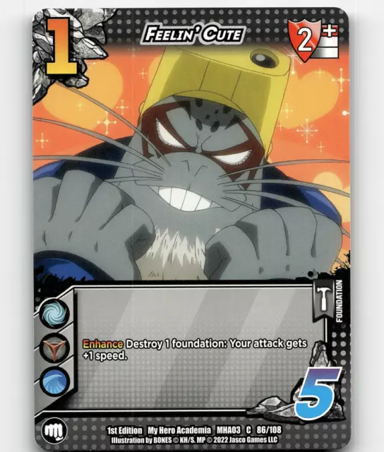 UniVersus Feelin’ Cute My Hero Academia: Heroes Clash 1st Edition C