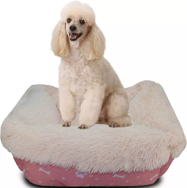 long rich Rectangle Dog Cat Bed, Super Soft Pet Bed for Small/Medium Dog Cats...