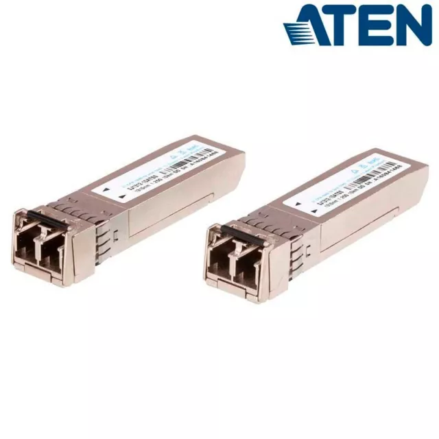 Módulo transceptor SFP a 10 G de fibra multimodo (300 m) Aten 2A-141G*2 Unidades