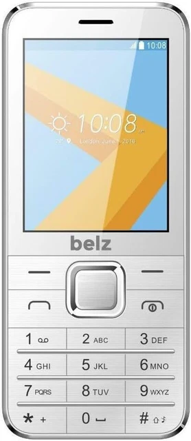 BELZ B10 DUAL Sim Black Big Button Sim Free Unlocked Basic Mobile Phone ...