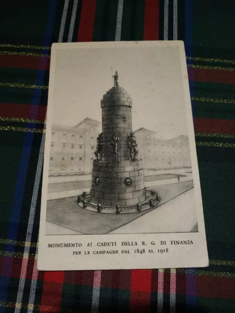Cartolina Monumento A Caduti Della Regia Guardia Di Finanza 1848-1918
