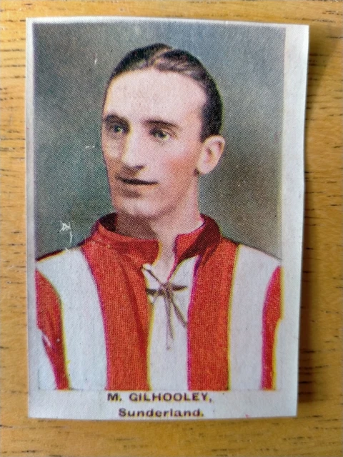 M. Gilhooley Sunderland DC Thomson Adventure Famous Club Colours & Players 1923