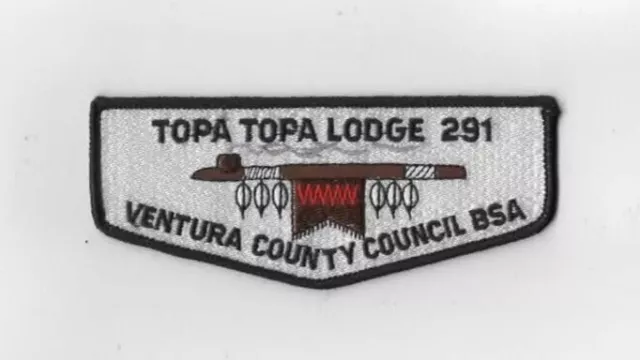 Topa-Topa 291 Flap BLK Bdr. Ventura County Council BSA [MK-5735]