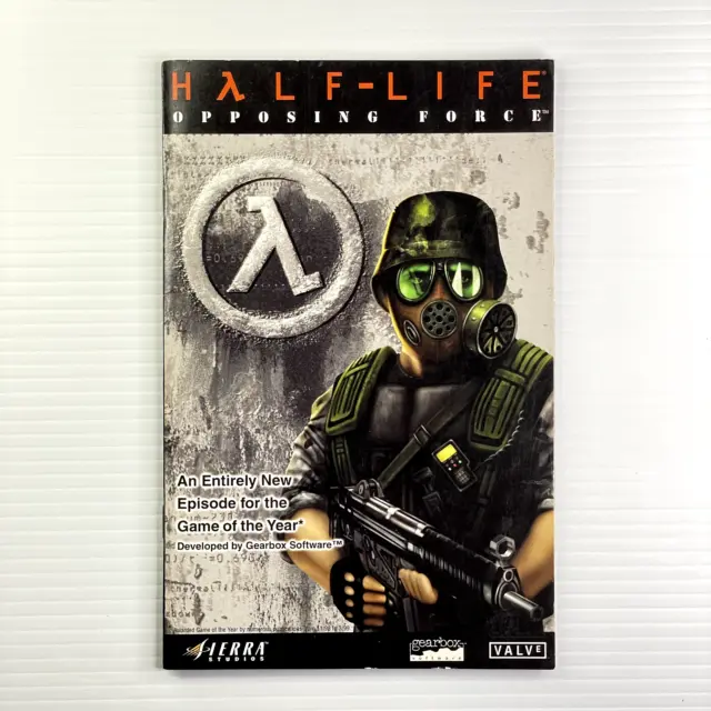 Half Life Opposing Force Big Box PC Game - MANUAL ONLY