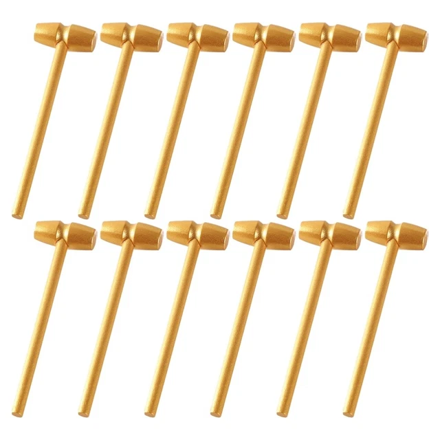 12 pezzi giocattoli martello legno bambini divertenti martelli in legno sp creativo per bambini