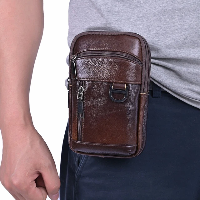 Borsa Da Cintura Uomo Con Tracolla - Marsupio Portatile Per Cellulare Fino A 6.9 Pollici - Foto 4