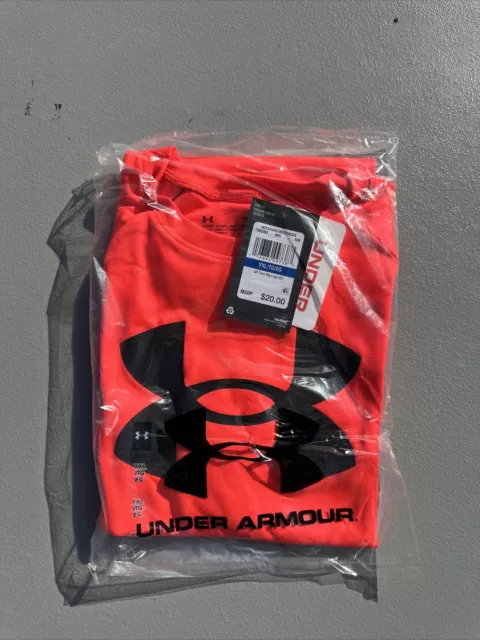 Boys XL Under Armour Tech Big Logo SS Tee Shirt Black 1363283 001 2