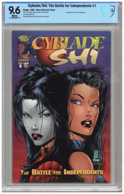 Cyblade/Shi: The Battle for Independents #1  CBCS  9.6  NM+  1995. Marc Silvestr