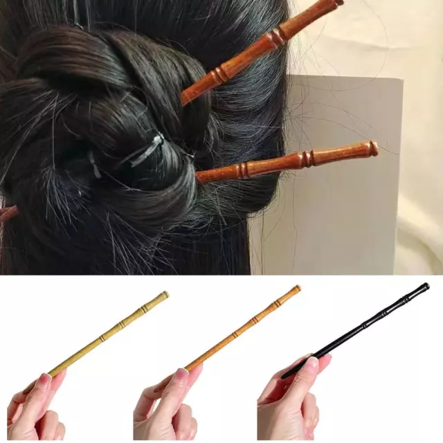 Retro Wooden Hair Pin Stick Chopstick Hair Styling Tools New