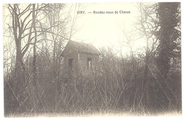 CPA 91 - VIRY Chatillon (Essonne) - Rendez-vous de Chasse - Peu courante