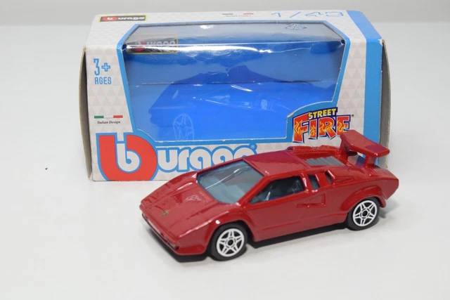 BBURAGO Model Kit Lamborghini Countach - Modellino Realistico auto in Scala 1:24, Licenza Ufficiale Lamborghini, Età Consigliata 14+ Anni