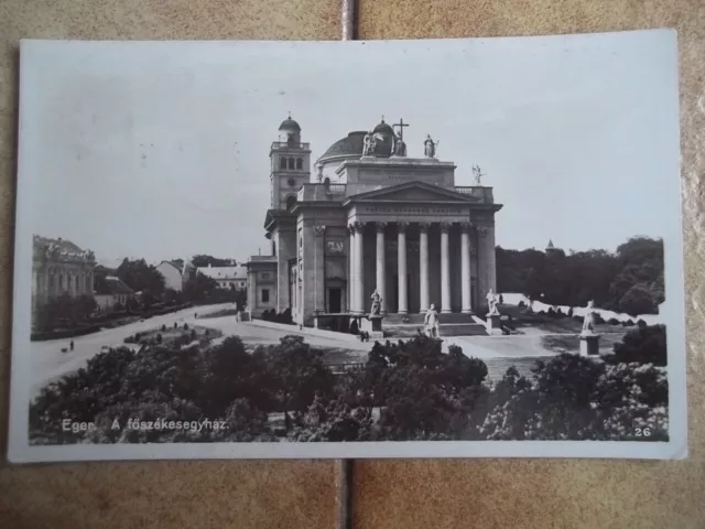 Eger Erlau Ungarn Schöne Alte Karte 1931 Gelaufen Siehe Bilder