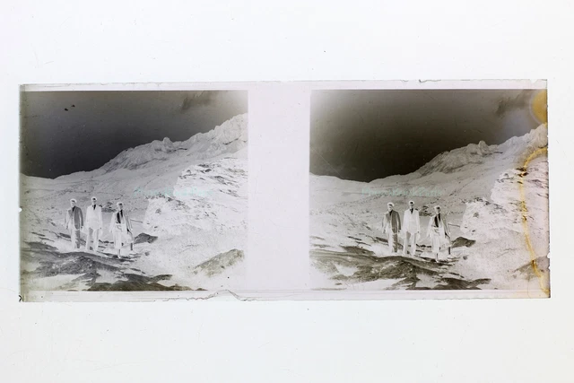 Montagne France Photo NEGATIF PL51L29n3 Plaque de verre Vintage 1933