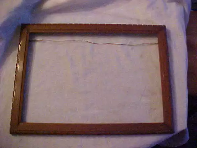 SWEET Arts & Crafts Solid Oak Picture Frame 15-1/2" by 10-3/4" Rabbet
