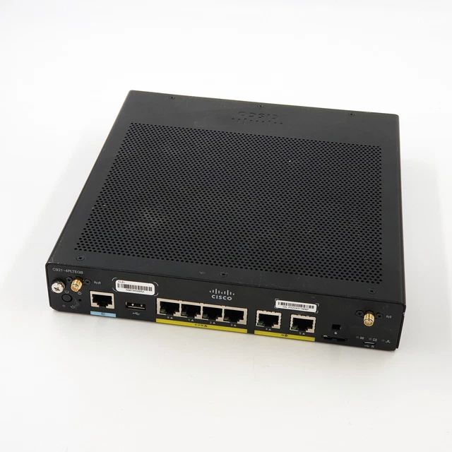 CISCO ISR900 SERIES C921-4PLTEGB V01 Integrated Services Router $275.00 ...