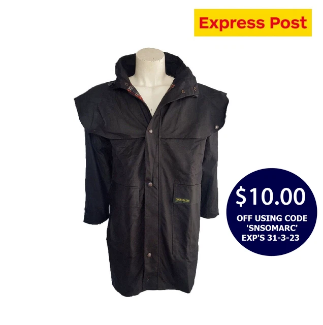 2XL 3XL Australian Made Oilskin Jacket Coat Japara Waterproof Rain