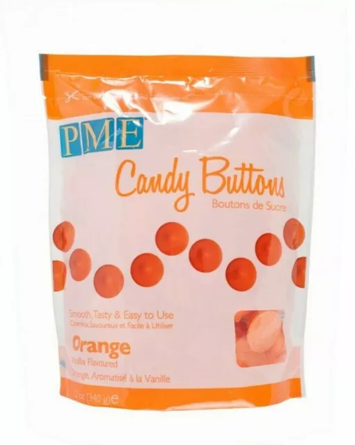Candy Buttons Cake Pop Orange Melts Cake Drip Decoration Toppers