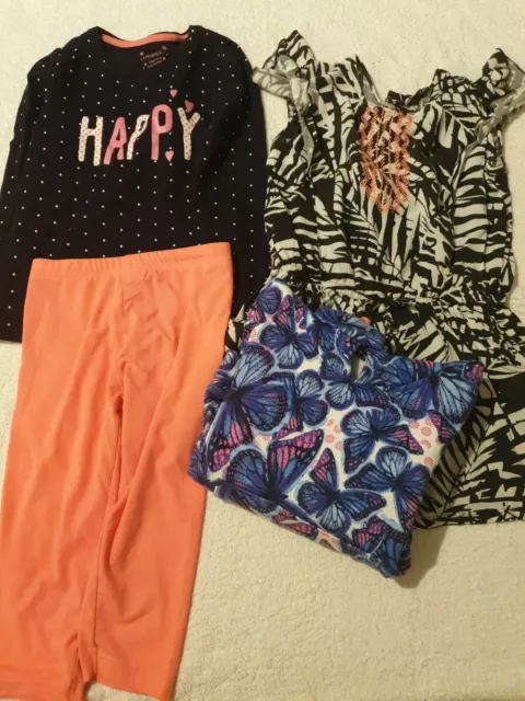 🎀 Girl clothes 7-8 years bundle - Buterfly Hoody, top, jumpsuit crop leggings
