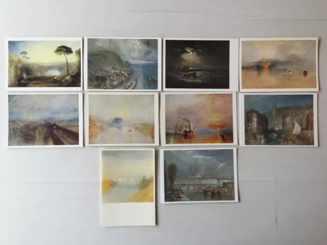 Lot  10  Cartes Postales   Tableaux   TURNER   Peinture  Peintre  CP