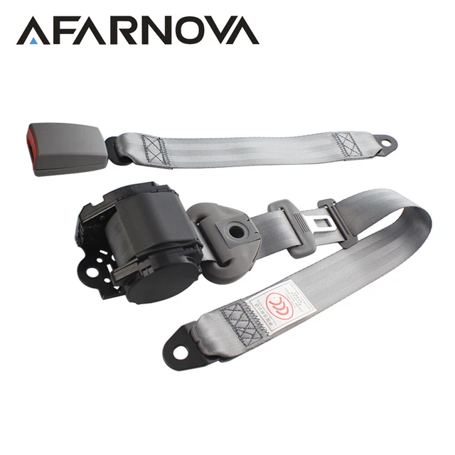 1PIECE FOR FXD 3 Point Harness Replace Seat Belt Retractable Grey Car Universal EUR 36,49