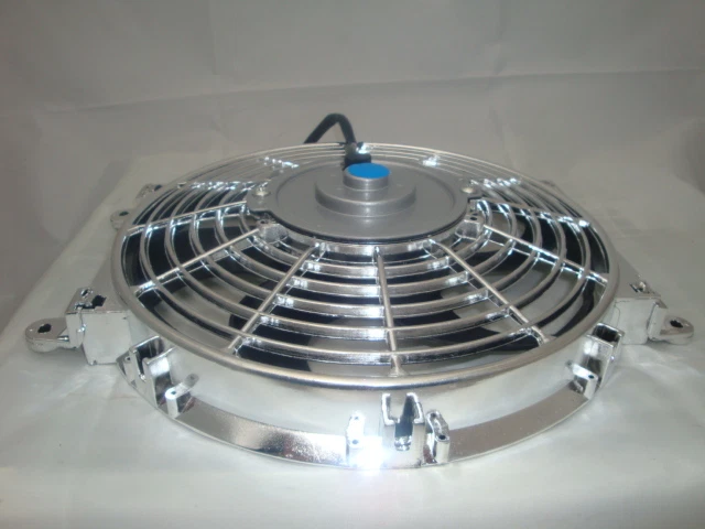 10 INCH LOW Profile Chrome High Performance Thermo Fan Not Stock $69.95 ...