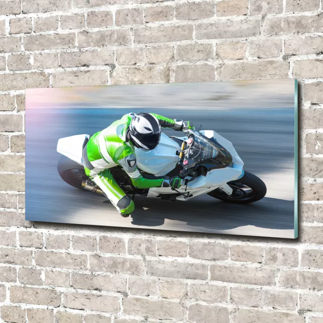 Acrylglas-Bild Wandbilder Druck 140x70 Deko Sport Motorradrennen