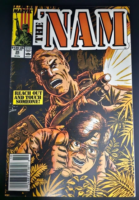 THE 'NAM Marvel Comics No. 35 "Sounds of Silence" 1989 Doug Murray RAW