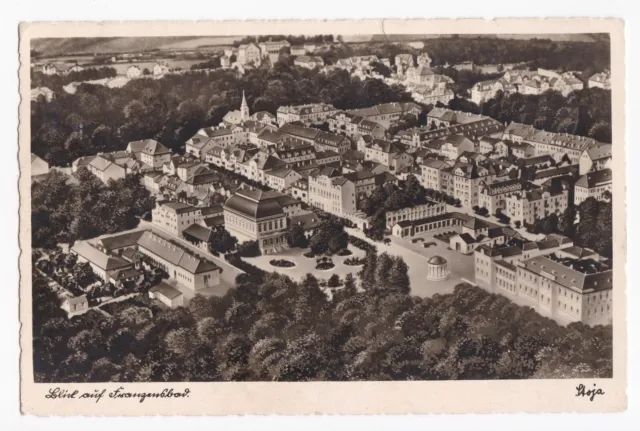 AK Böhmen Eger Franzensbad Bäderviertel 1942