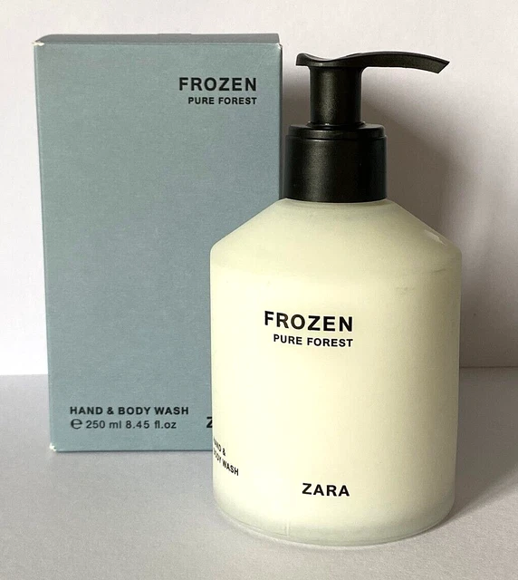NEW QUALITY ZARA HOME Boxed Glass Bottle Hand & Body Wash Frozen Pure