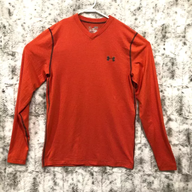 Orange Long Sleeve Under Armour Shirt FOR SALE! - PicClick