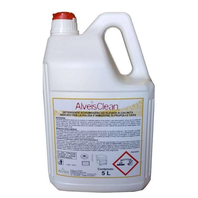 Alveis Clean - Deterge E Rimuove Cera E Propoli - 5 Litri - Apicoltura