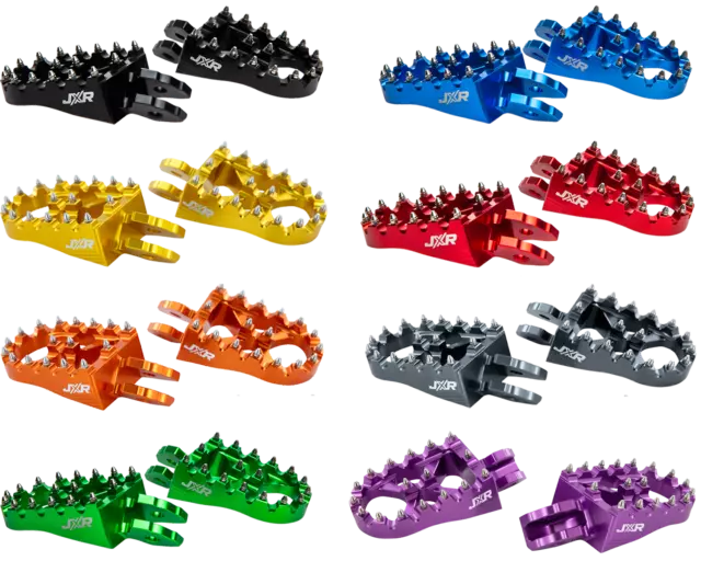 Surron Foot Pegs Over Sized Foot Rests Sur Ron Footpegs Blue Red Black Green