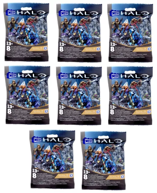 Mega Construx Halo Universe Series 3 Blind Bag Lot of 8