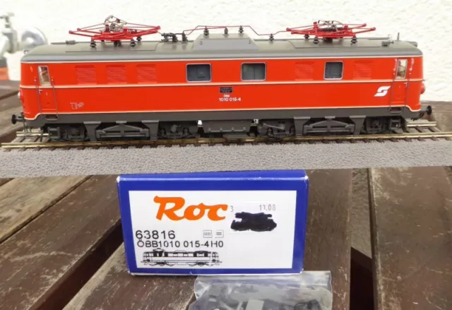 Roco 63816 H0 Elektrolokomotive Rh 1010 015-4 Della ÖBB Ep.4/5 con Dss , Ottimo