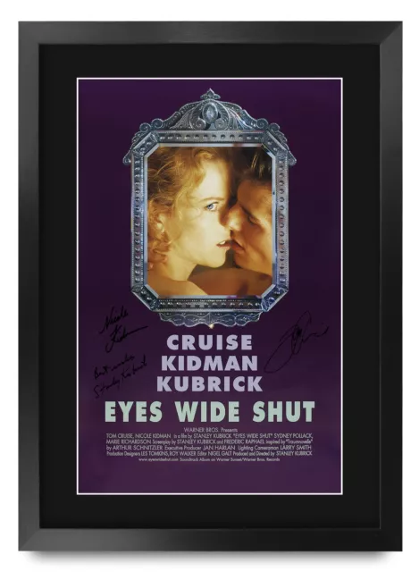 For Tom Cruise, Nicole Kidman Fan Eyes Wide Shut Framed Photo Print A3 Poster