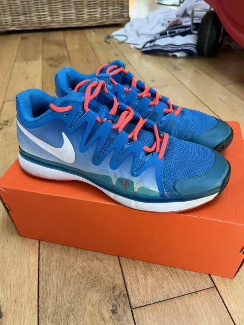 Nike Zoom Vapor 9.5 Photo Blue Federer UK8.5 tennis shoes