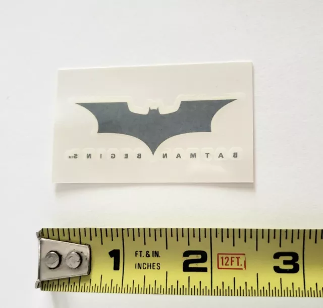 Vintage 2005 Batman Begins Movie Promo Logo Tattoo - Christopher Nolan Film