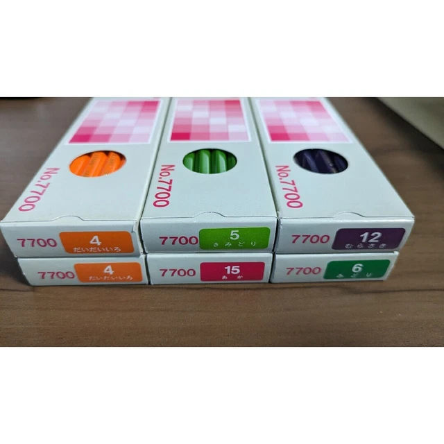 Mitsubishi Colored Pencils 7700 Dozen Set