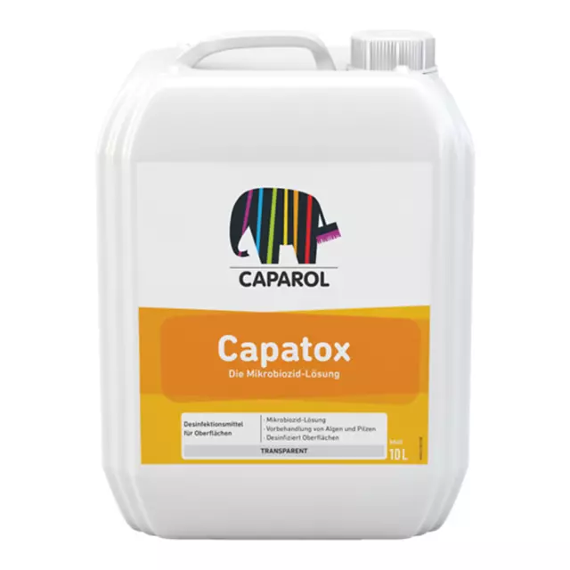 CAPAROL CAPATOX -  ANTIMUFFA, soluzione igienizzante - Formati 1 lt 5 lt 10 lt