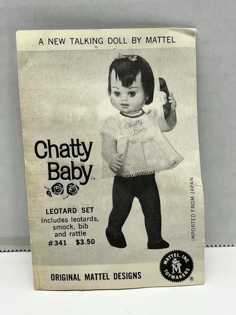 Mattel Chatty Baby Advertising Pamphlet